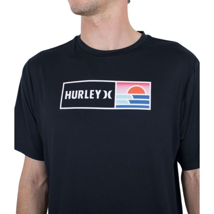 2024 Hurley Hybrid UPF Short Sleeve Tee MAT0000990 - Black